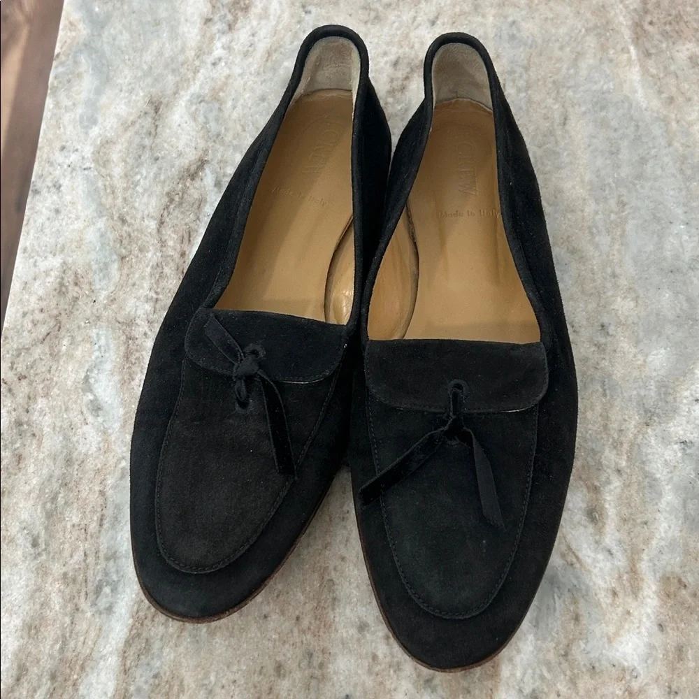 Elegant Black Suede Loafers - Picture 8 of 16